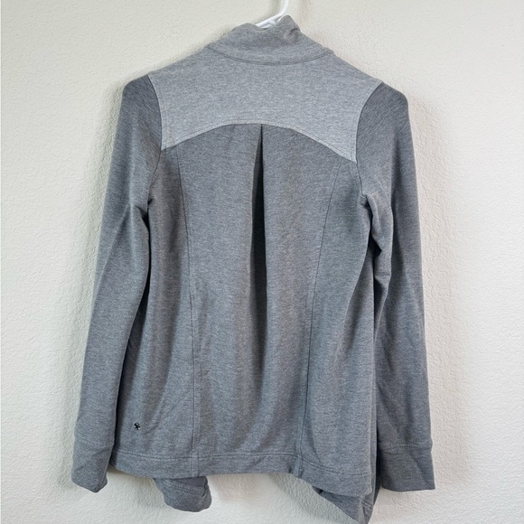 Lululemon Coast Wrap Women’s 2 Wrap Jacket French Terry Gray Athleisure Outdoor - Picture 9 of 10